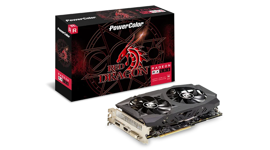 PowerColor Red Dragon Radeon RX 580 8GB GDDR5 (AXRX 580 8GBD5-DHD/OC)